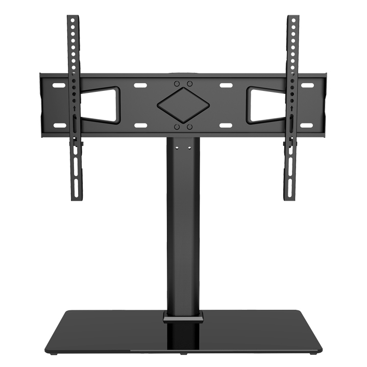 TABLETOP TV STAND WITH GLASS BASE