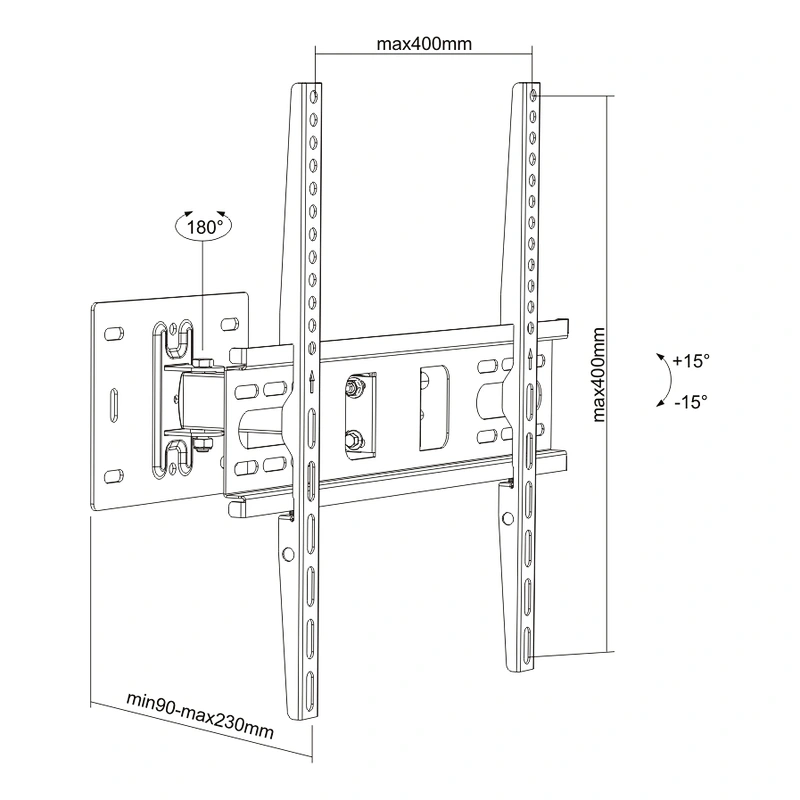 SUPER ECONOMIC ARTICULATING TV WALL MOUNT