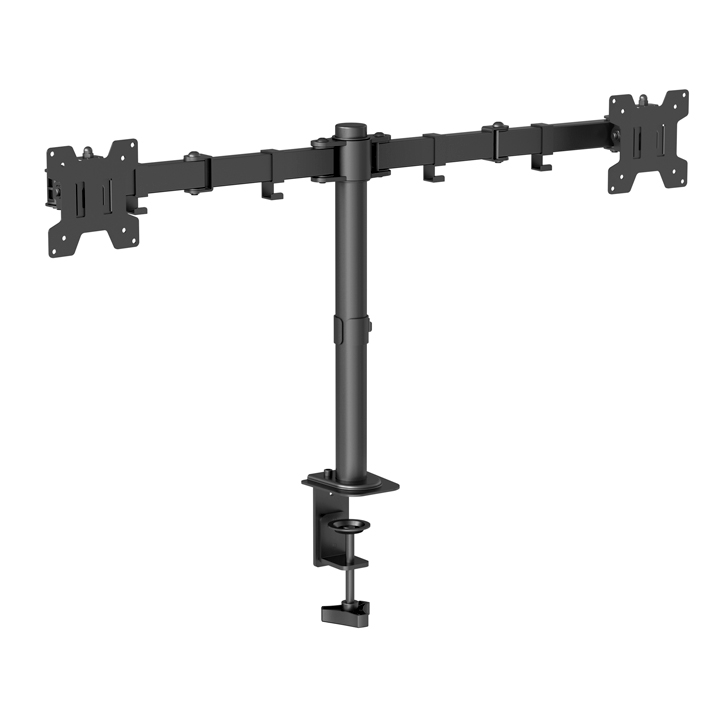 DUAL MONITOR STEEL ARTICULATING MONITOR MOUNT
