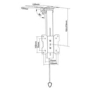 FOLD-UP TV CEILING MOUNT