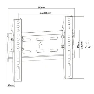 ECONOMY TILT TV WALL MOUNT