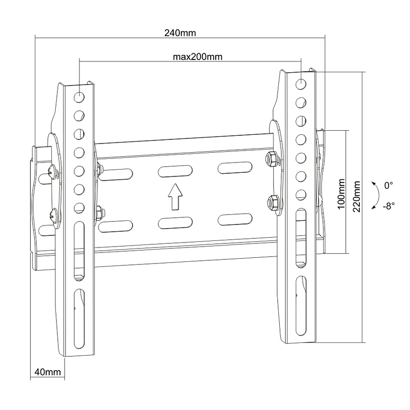 ECONOMY TILT TV WALL MOUNT