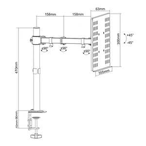 ECONOMY MONITOR/LAPTOP DESK STAND