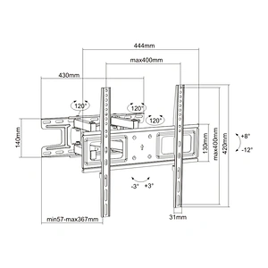 SUPER ECONOMIC ARTICULATING TV WALL MOUNT