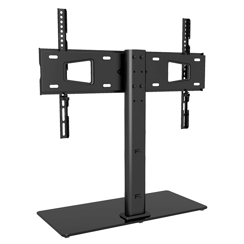 TABLETOP TV STAND WITH GLASS BASE
