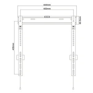 SUPER SLIM FIXED TV WALL MOUNT