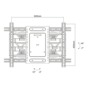 HEAVY-DUTY FULL MOTION TV WALL MOUNT