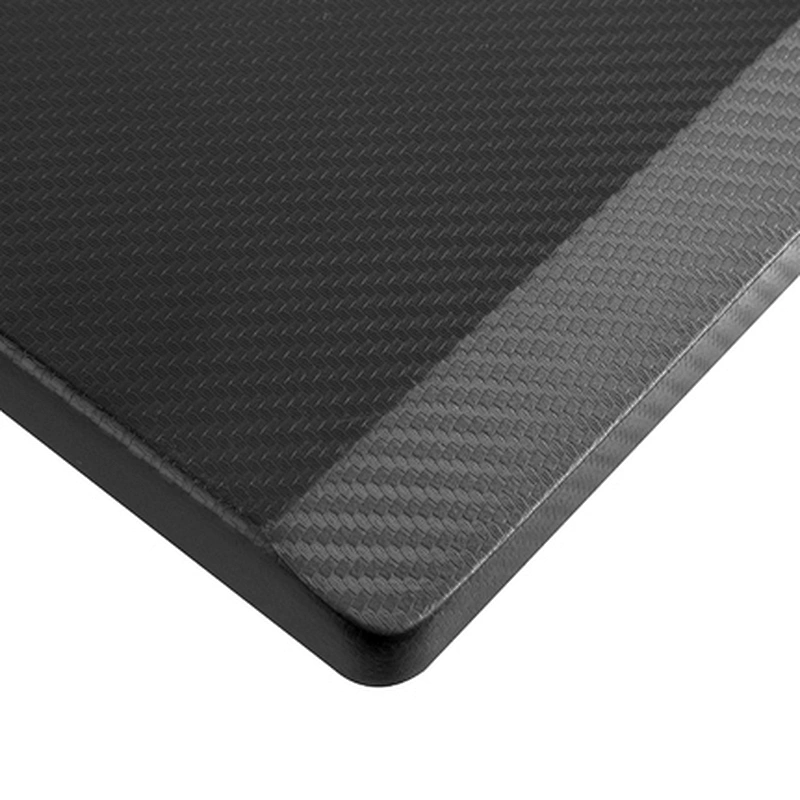 CARBON FIBER FINISH,1500X590MM FRONT CURVED WOOD TABLE TOP