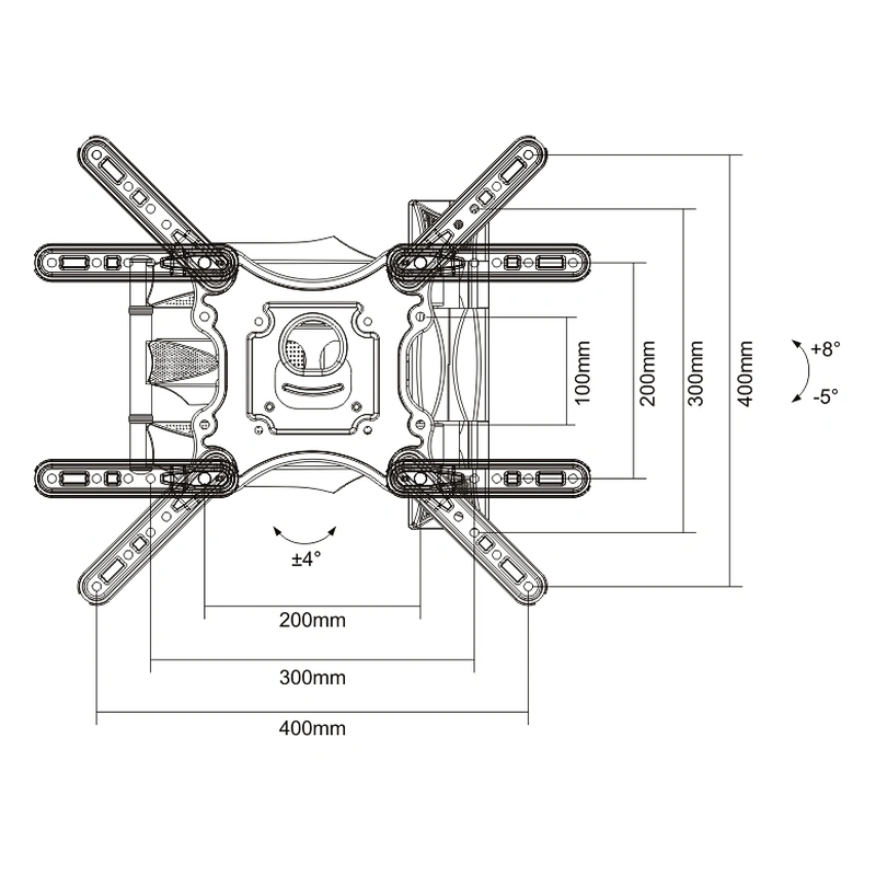 ELEGANT FULL MOTION TV BRACKET