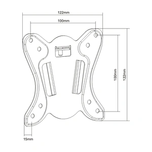 ECONOMY SLIM FIXED TV WALL MOUNT