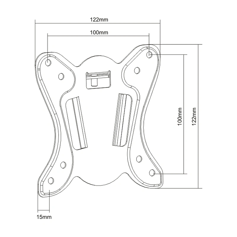 ECONOMY SLIM FIXED TV WALL MOUNT