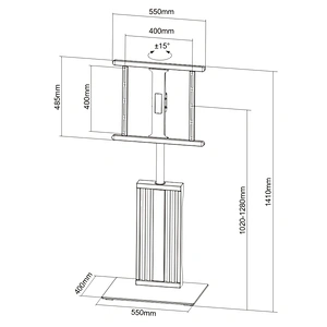 MODERN SLIM TV FLOOR STAND