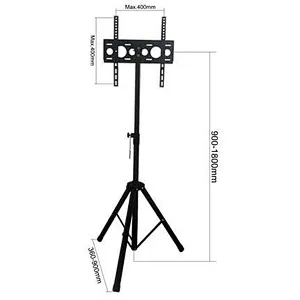 Tripod Portable TV Floor Stand