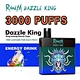 RandM Dazzle King 3000puffs review,RandM Dazzle King 3000puffs price