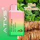 Square Box 600puff, disposable vape, high puff count, rechargeable battery