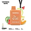 Tastefog disposable vape, Qute 800 puffs, 2.0ML e-liquid capacity, 550mAh battery capacity, variety of flavors, nicotine salt