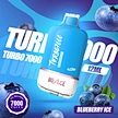 Pod Turbo 7000 steam puffs disposable vape