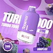 Pod Turbo 7000 steam puffs disposable vape