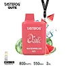 Tastefog disposable vape, Qute 800 puffs, 2.0ML e-liquid capacity, 550mAh battery capacity, variety of flavors, nicotine salt