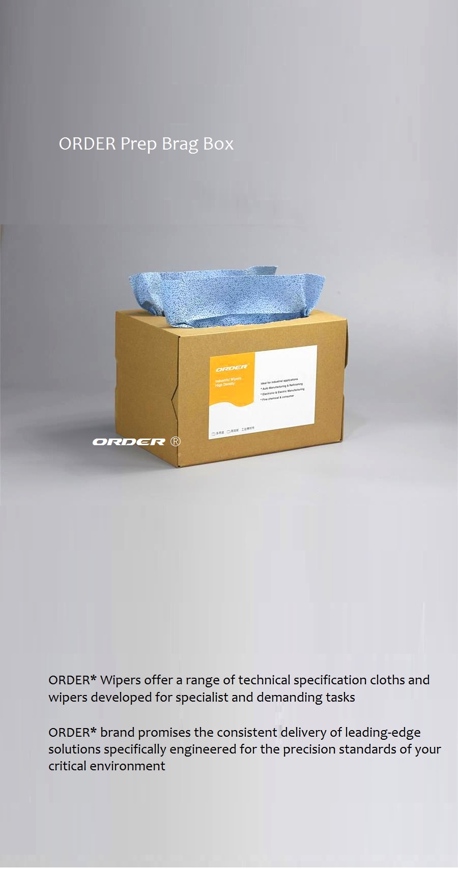 Aerospace Aircraft industry Interfold pop-up box Melt blown PP absorbent oil microfiber cleaning Wipes