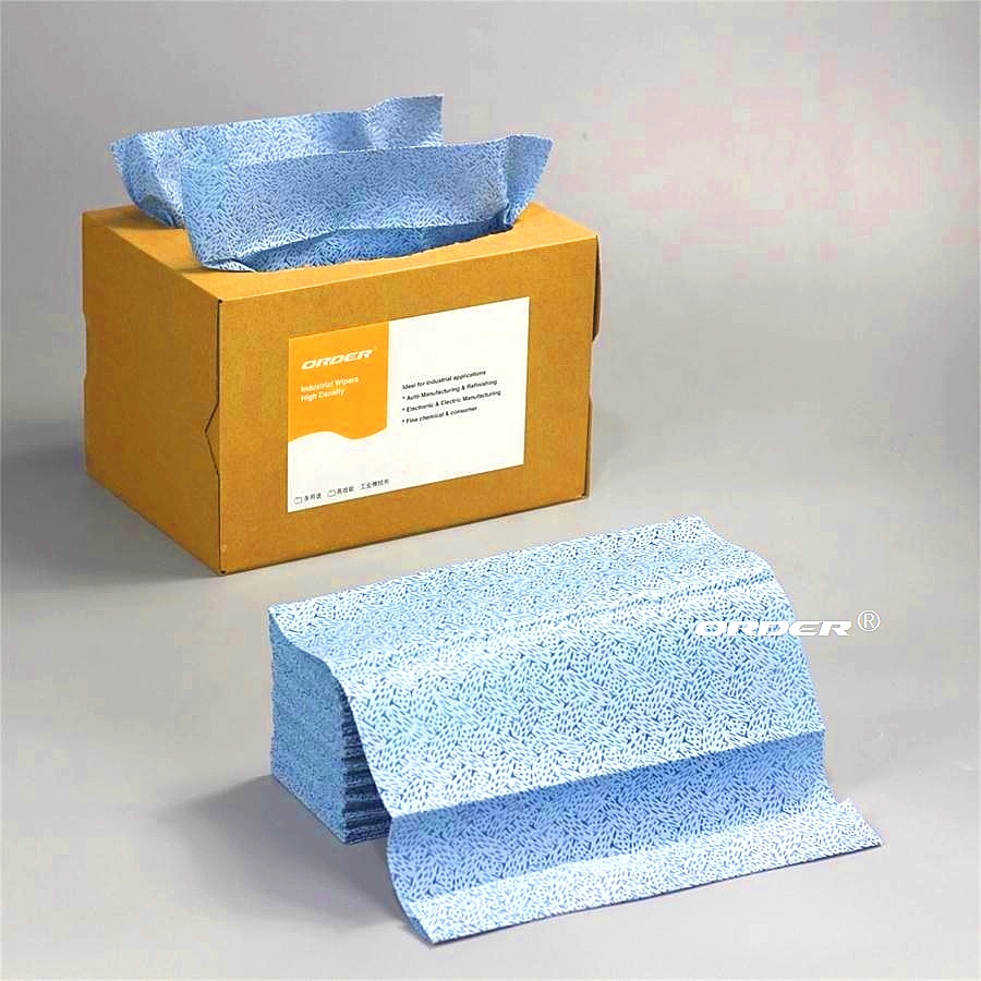 Aerospace Aircraft industry Interfold pop-up box Melt blown PP absorbent oil microfiber cleaning Wipes
