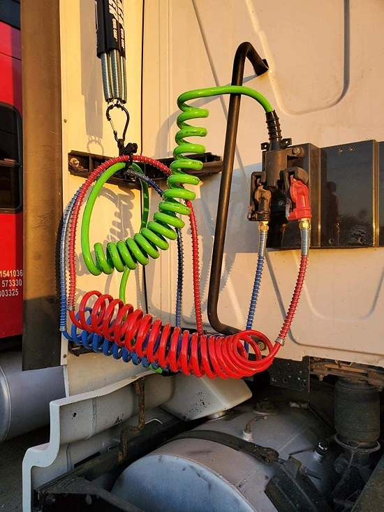 PA6 Truck Air Brake Hose Assemblies , trailer air hose , air brake lines