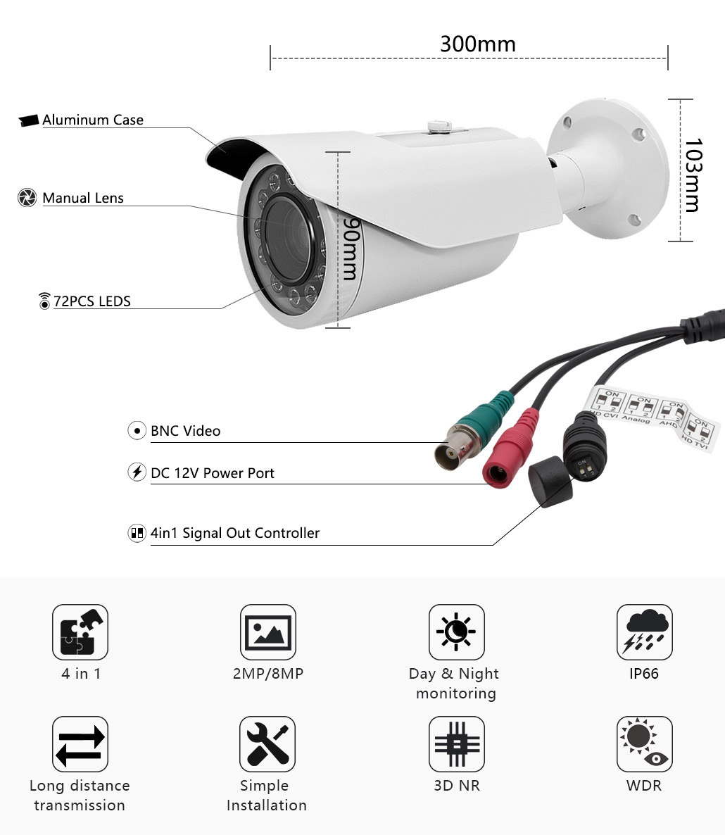 4in1 Analog camera