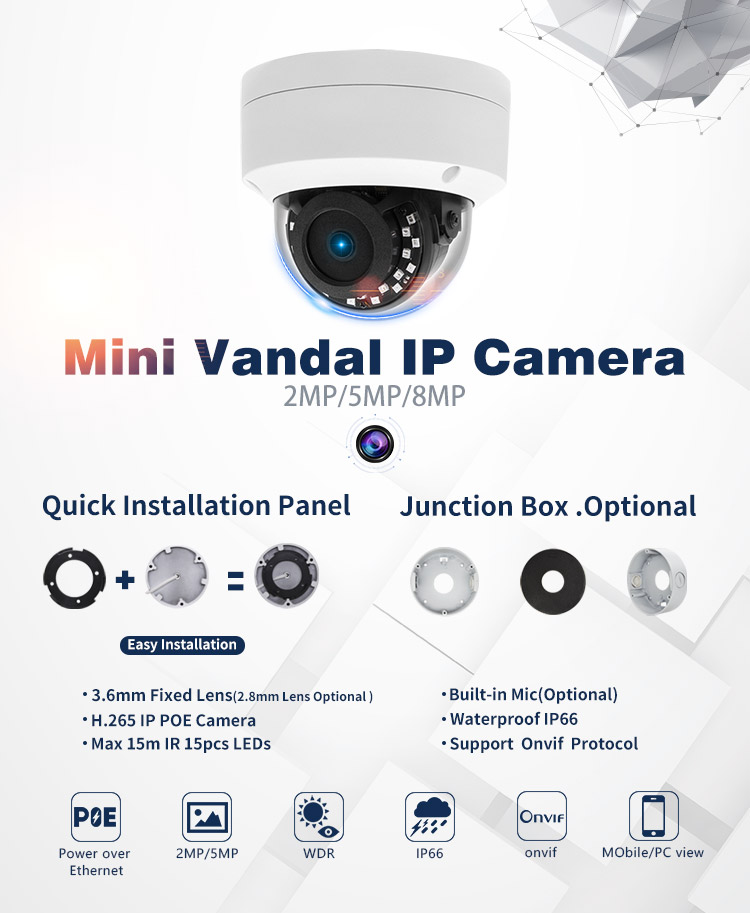 mini ip Vandal camera