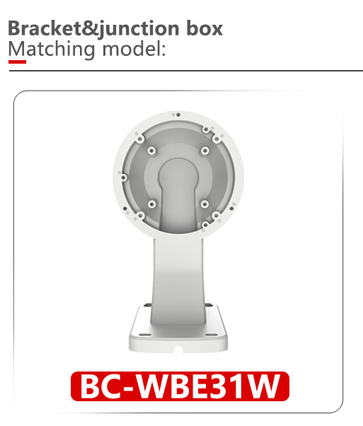 Wall mount bracket accessory for compatible Besview IP security cameras