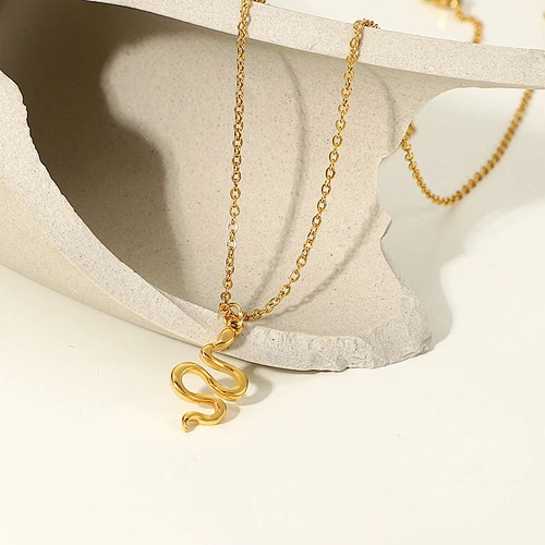 Snake Pendant Chain Stainless Steel Neckalce Factory