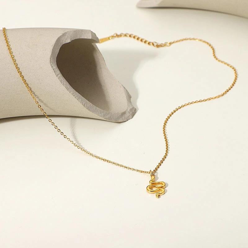 Snake Pendant Chain Stainless Steel Neckalce Factory