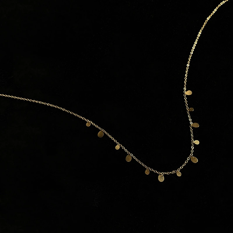 Stainless Steel Delicate Small Pendant Necklace