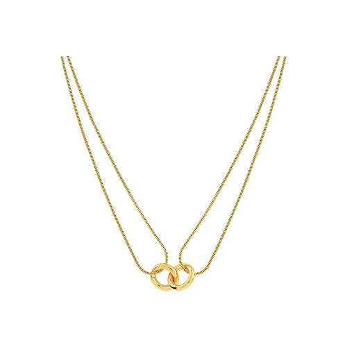 Pvd Plated Double Link Snake Chain Necklace Customized