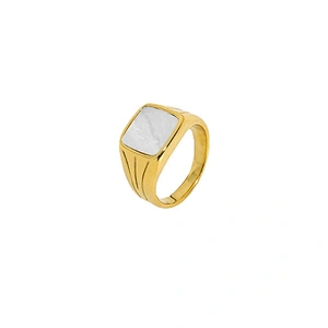 Stainless Steel Ring 18K Gold Metal Titanium Steel Heart Ring