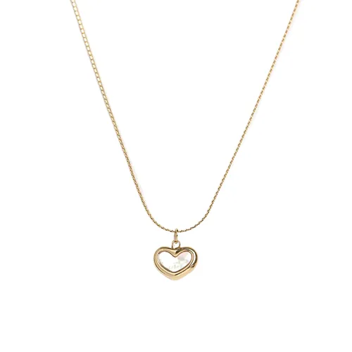 Cute Heart Necklace With Shell Customize