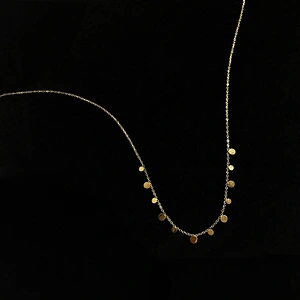 Stainless Steel Delicate Small Pendant Necklace