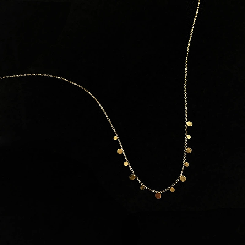 Stainless Steel Delicate Small Pendant Necklace
