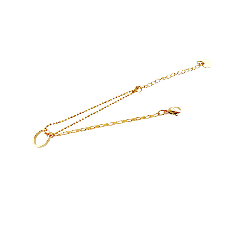 Pearl Geometric Circle Two-Piece Bracelet Set Customize