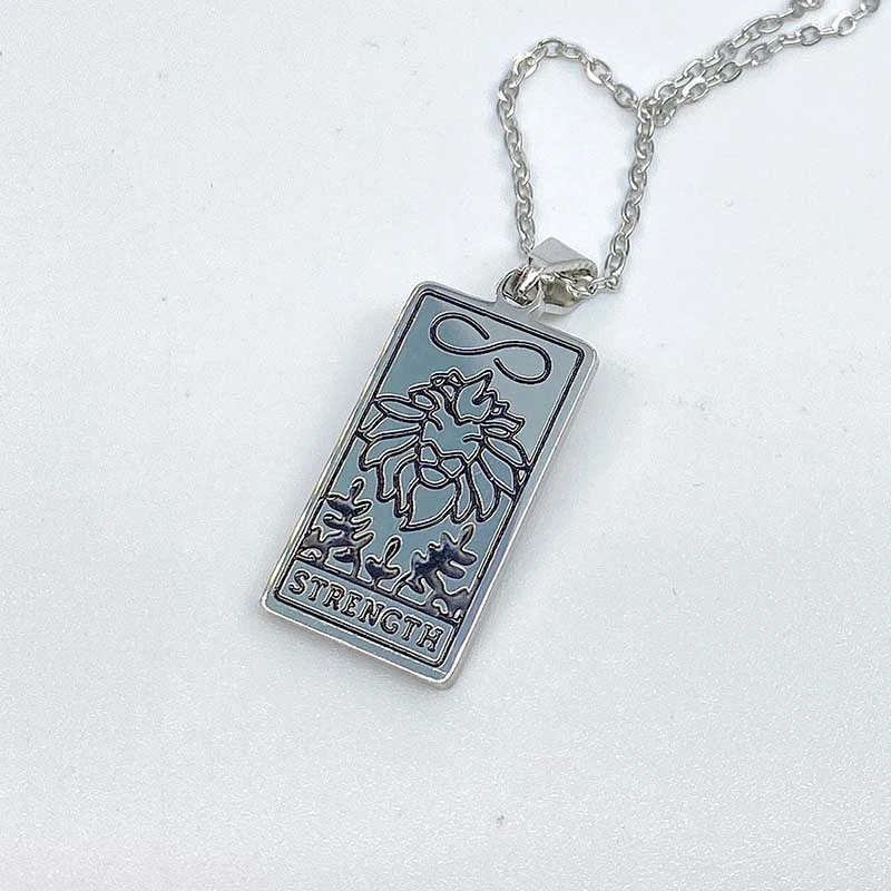 Engrave Tarot Pendant Necklace Custom