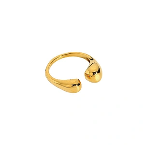 Stainless Steel Ring Ladies Adjustable Open Ring Jewelry