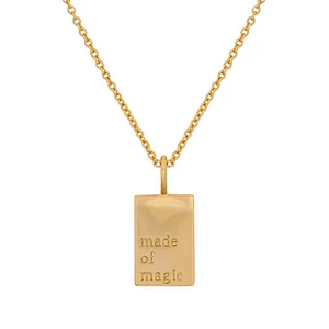 18K Gold Plated Letters Of Words Pendant Necklace