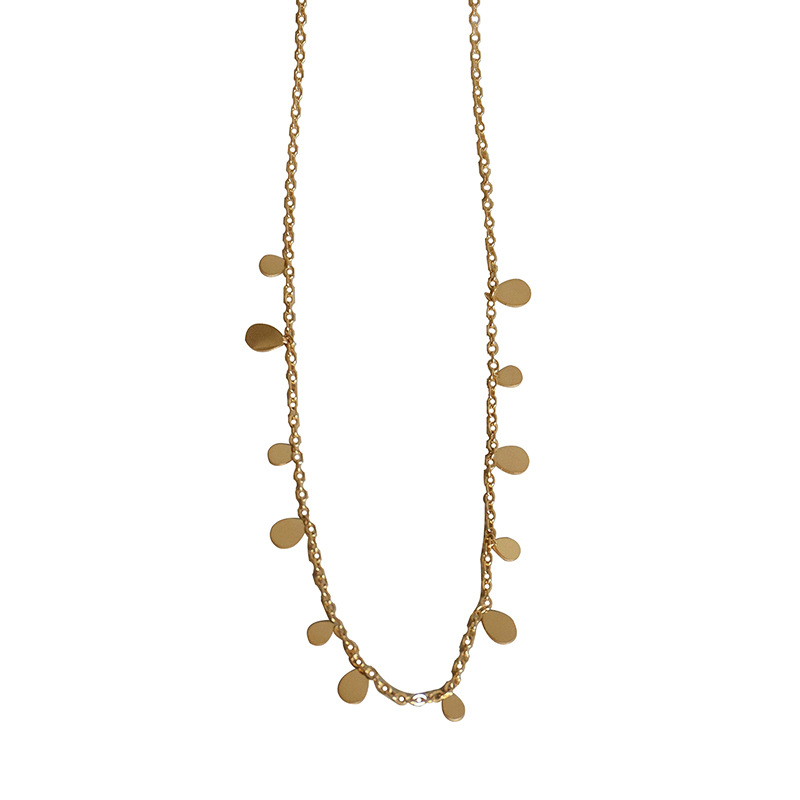 Stainless Steel Delicate Small Pendant Necklace