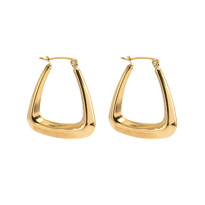 18K Gold Basic Hoop Earrings Wholesale
