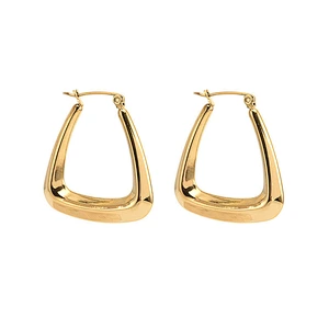 18K Gold Basic Hoop Earrings Wholesale