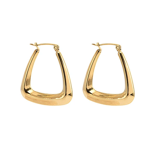 18K Gold Basic Hoop Earrings Wholesale