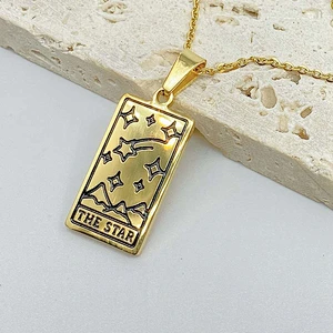 Engrave Tarot Pendant Necklace Custom