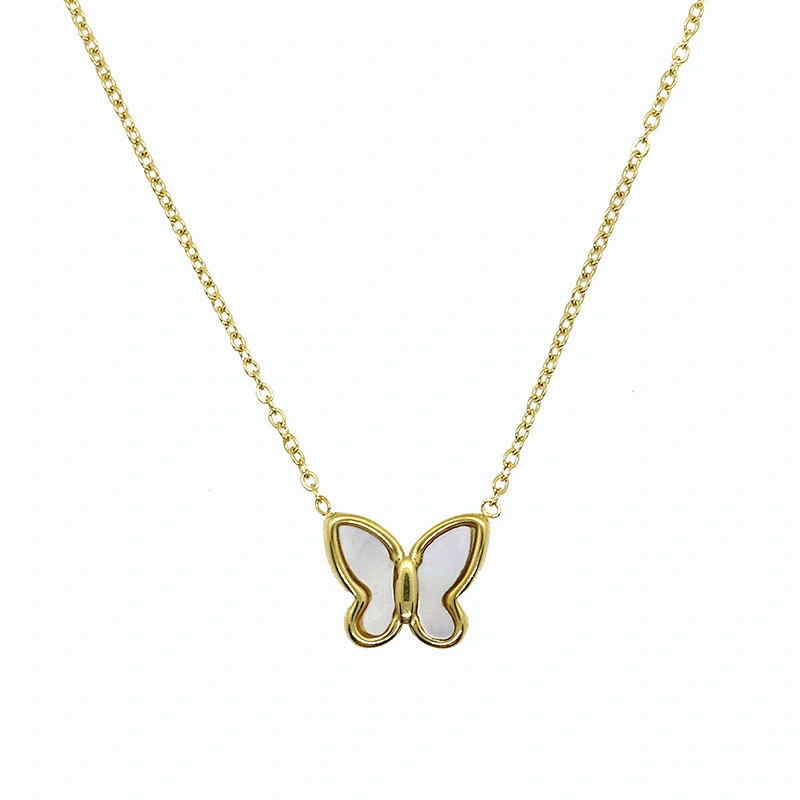 Fashion Butterfly Pendant Stud Earrings and Necklace Set