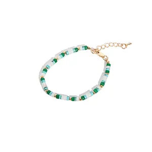 Bohemian Pink Natural Stone Beads Bracelet