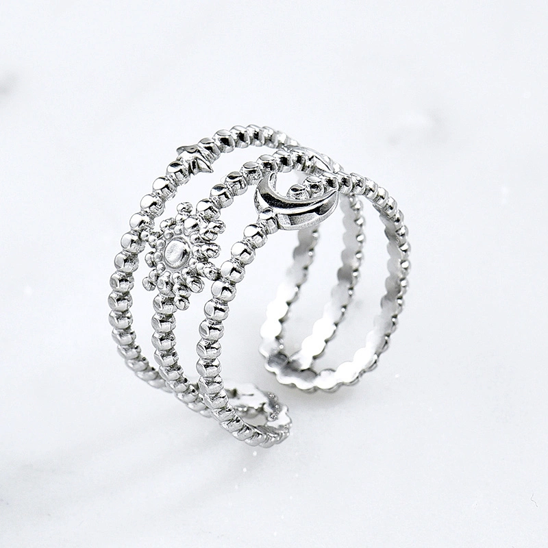 Adjustable Moon Star Rings For Women Manufacturer