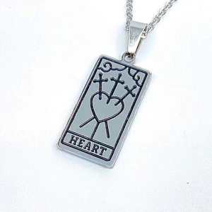 Engrave Tarot Pendant Necklace Custom